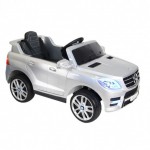 Детский электромобиль Mercedes-Benz ML350 серебристый глянец - магазин СпортДоставка. Спортивные товары интернет магазин в Волжском 