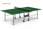 Теннисный стол для помещения black step Olympic green с сеткой для частного использования 6021-1 s-dostavka - магазин СпортДоставка. Спортивные товары интернет магазин в Волжском 