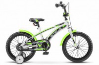 Детский велосипед Stels Arrow 16" V020 зеленый 2022 - магазин СпортДоставка. Спортивные товары интернет магазин в Волжском 