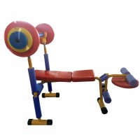 Силовой тренажер детский скамья для жима DFC VT-2400 для детей дошкольного возраста s-dostavka - магазин СпортДоставка. Спортивные товары интернет магазин в Волжском 