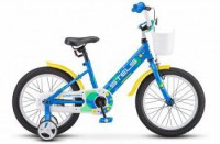 Детский велосипед Stels Captain 16" V010 синий 2022 - магазин СпортДоставка. Спортивные товары интернет магазин в Волжском 