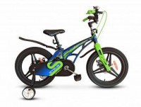 Детский велосипед Stels Galaxy Pro 16" V010 зеленый 2022 - магазин СпортДоставка. Спортивные товары интернет магазин в Волжском 