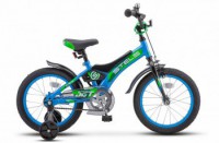 Детский велосипед Stels Jet 16" Z010 синий черный  2022 - магазин СпортДоставка. Спортивные товары интернет магазин в Волжском 