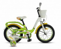 Детский велосипед Stels Pilot-190 16" V030 Зелёный жёлтый белый 2022 - магазин СпортДоставка. Спортивные товары интернет магазин в Волжском 